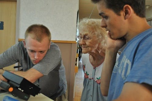 MFA student casts older actors in film that parallels prison, nursing homes  