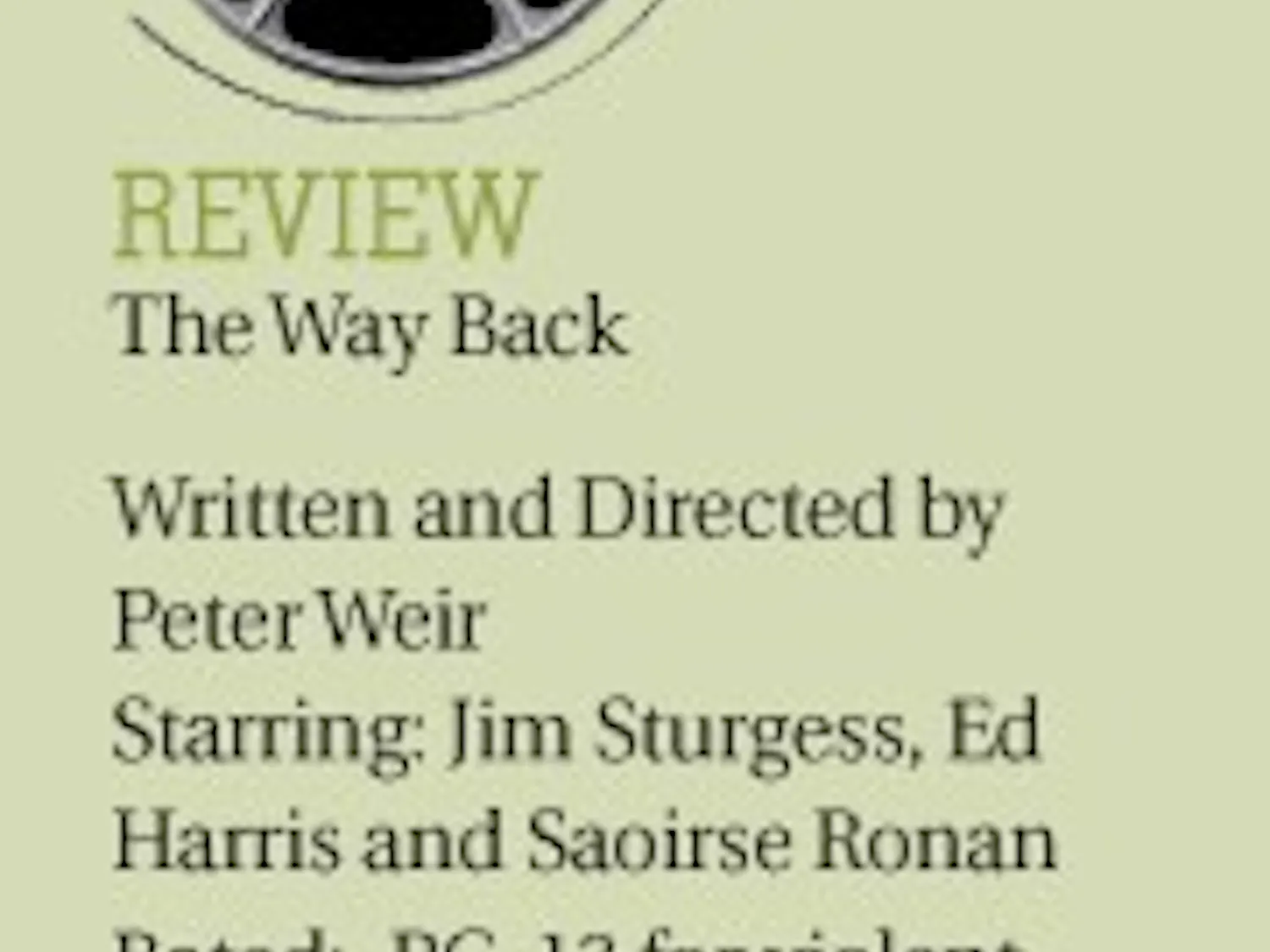 'The Way Back' way bad