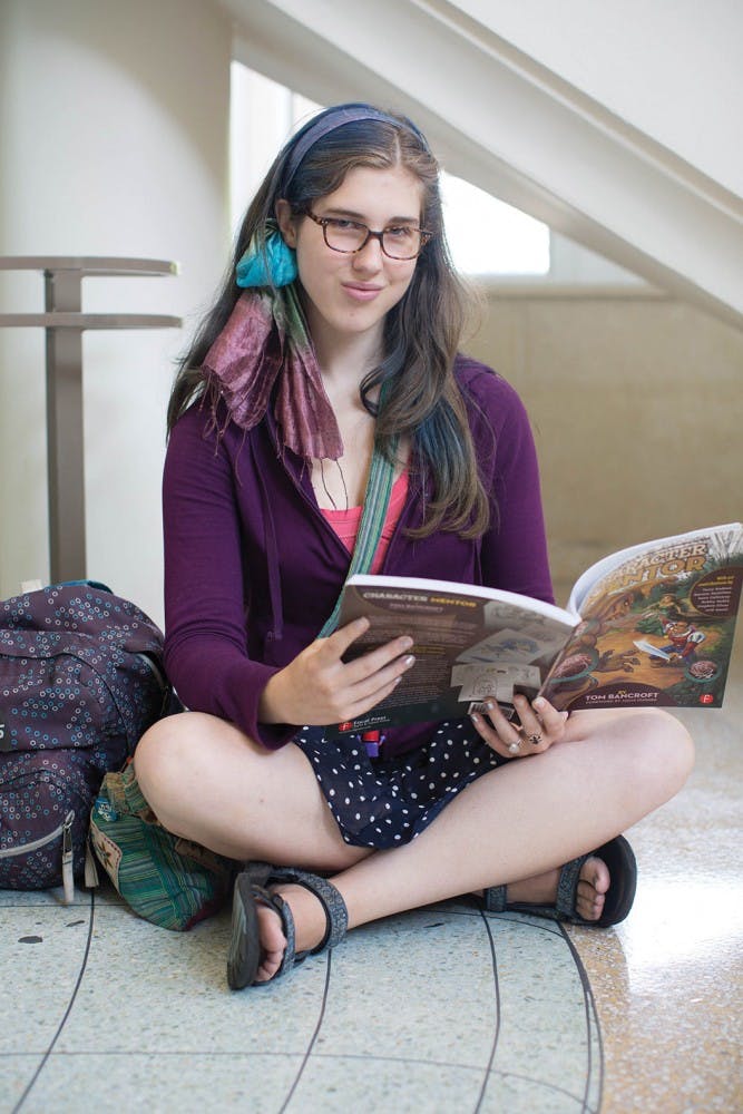 Alyssa Zelman a sophomore studying games and animation Major  