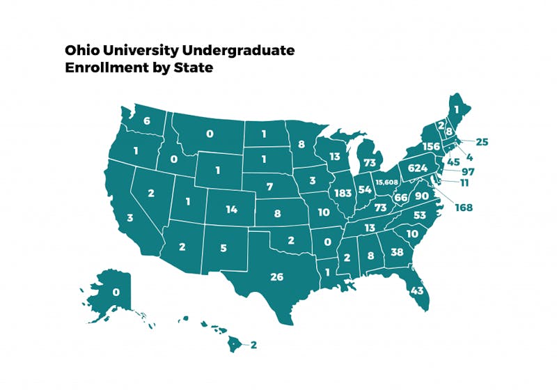 OU enrollment map The Post