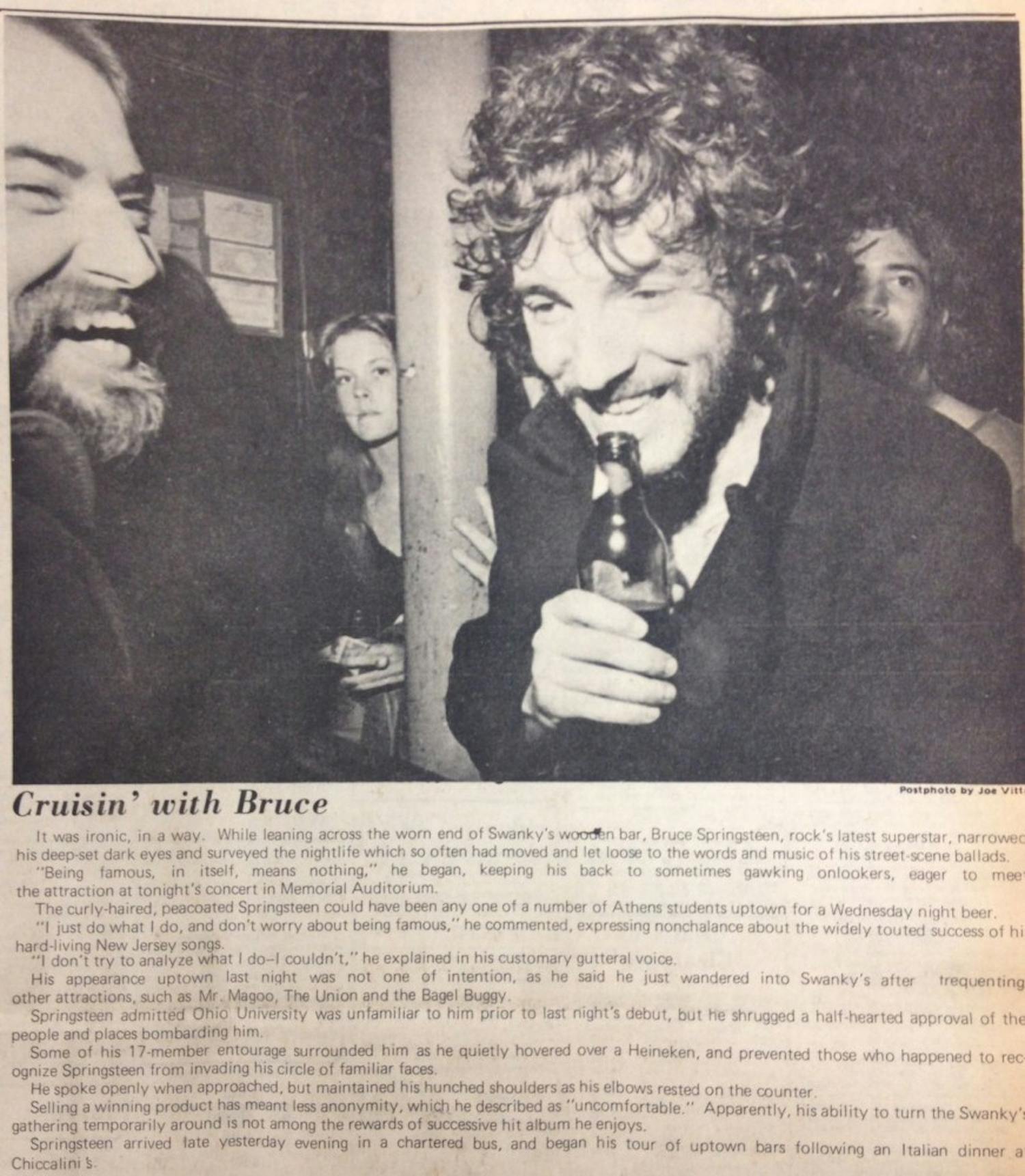 Springsteen in Athens: April 1, 1976  