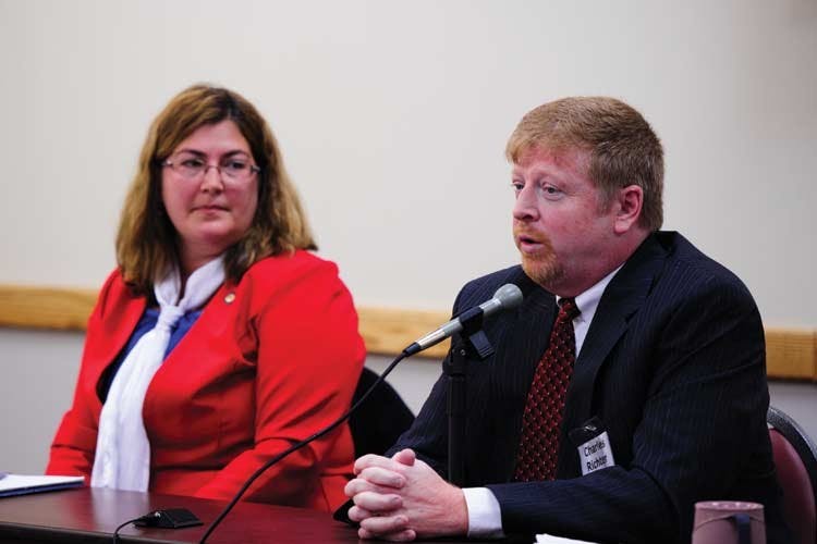 Candidates debate fracking, state funding at last forum  