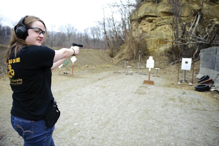 Gals and Guns: Student takes Second Amendment to heart and holster  