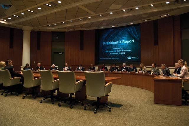 Board of Trustees to gather and discuss financial plans  