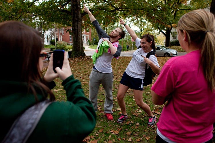 Posner enjoys College Green, Frisbee, hot girls  