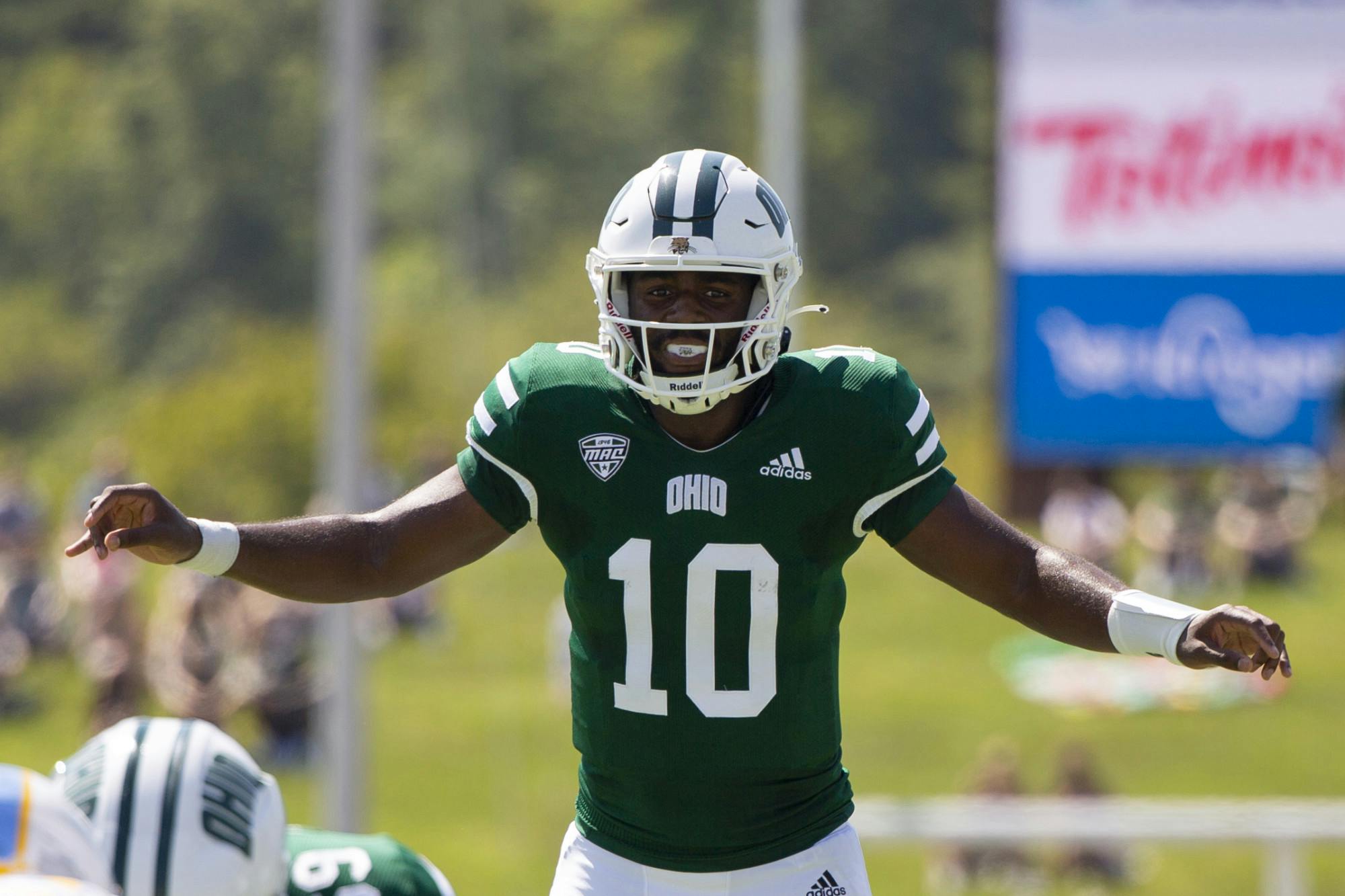 Football: Ohio Remains Undefeated At Frank Solich Field After 27-10 Win ...