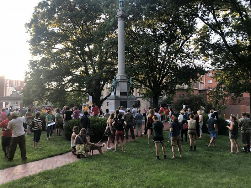 Athens community members gathered in solidarity against 'zero-tolerance' immigration policies
