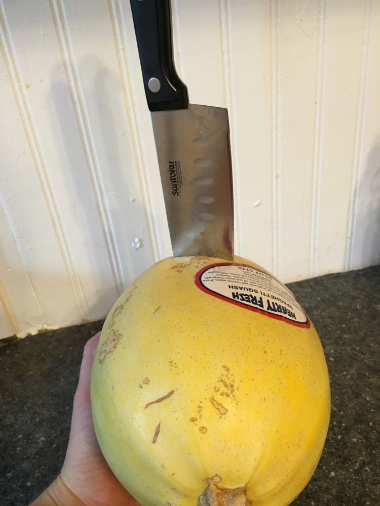 Knife in Squash