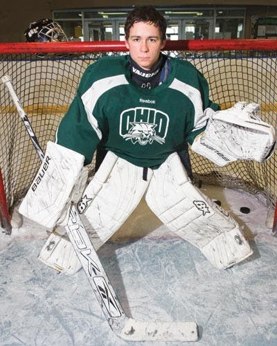 Ukrainian goalie feels at home on OU's ice  