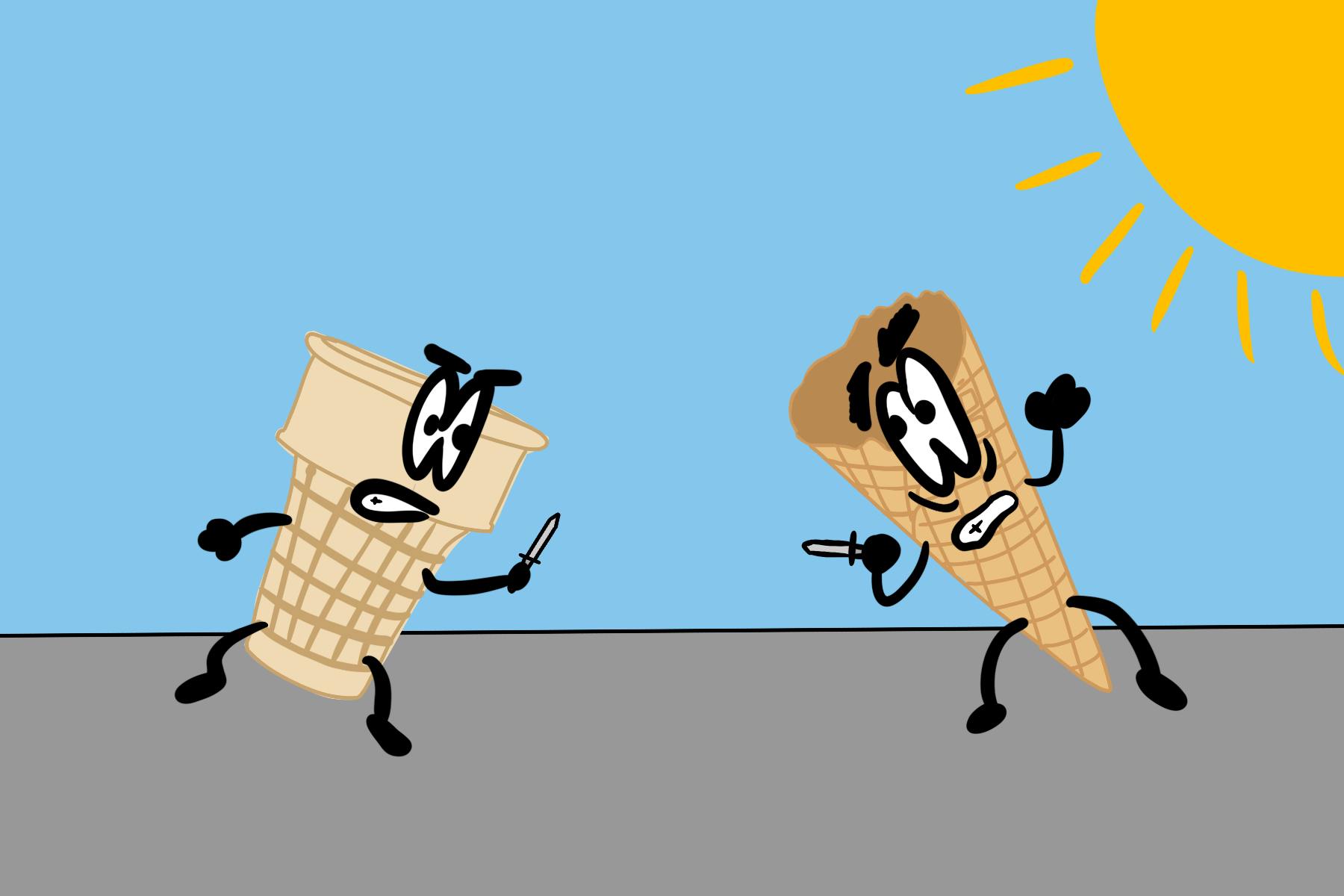 Cake vs Waffle cone, Daniel Gorbett.png