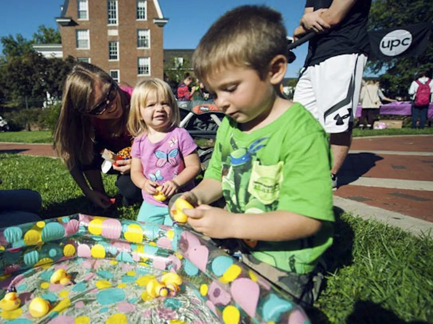 Disney-themed event features bounce house