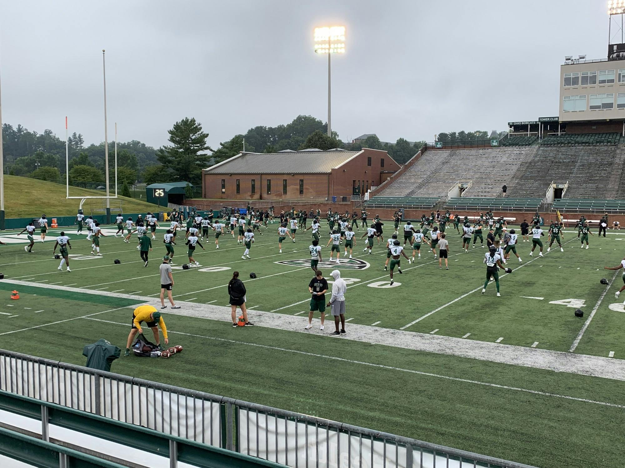 Ohio football fall camp day nine