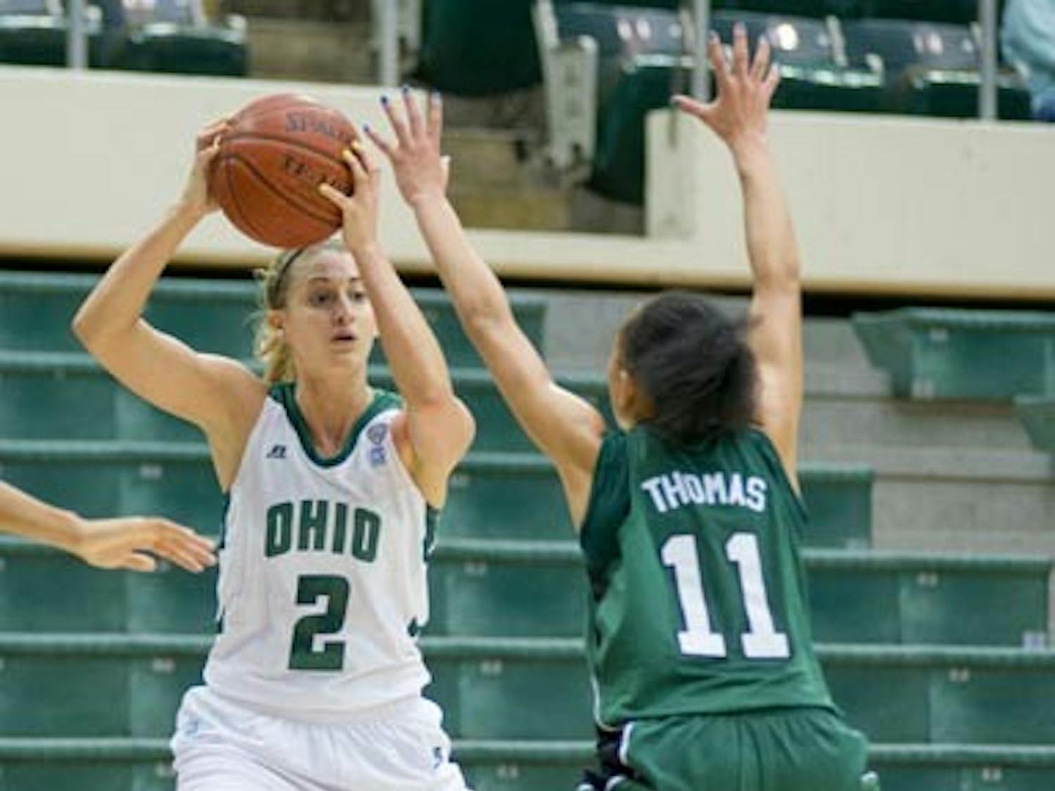 Womens Basketball: Despite tie at halftime, Bobcats suffer narrow defeat