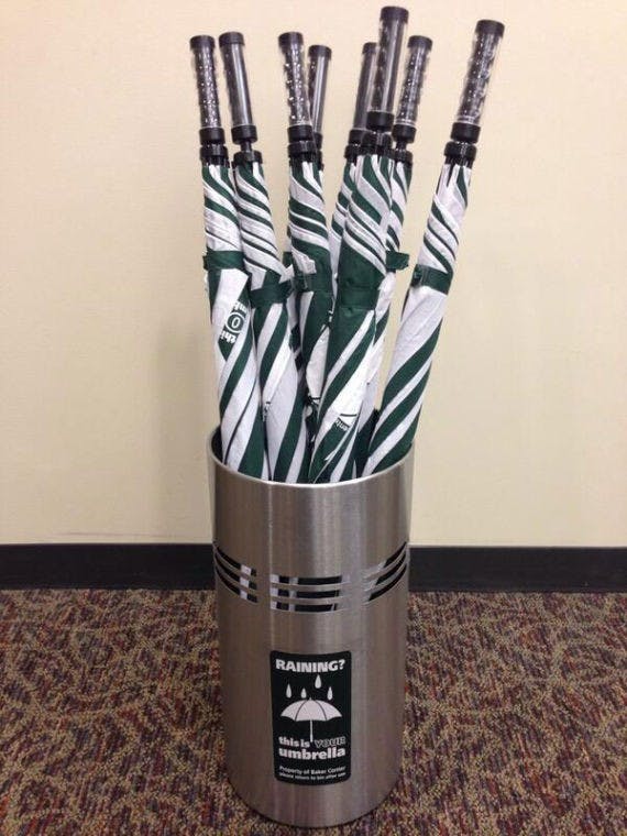 Baker University Center to offer community umbrellas  