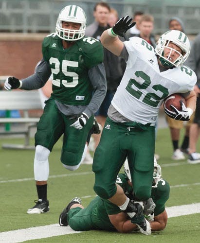 Football: 'Cats take small steps in spring scrimmage  