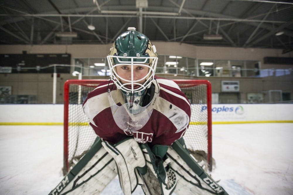 Hockey Goalie Aaron Alkema  