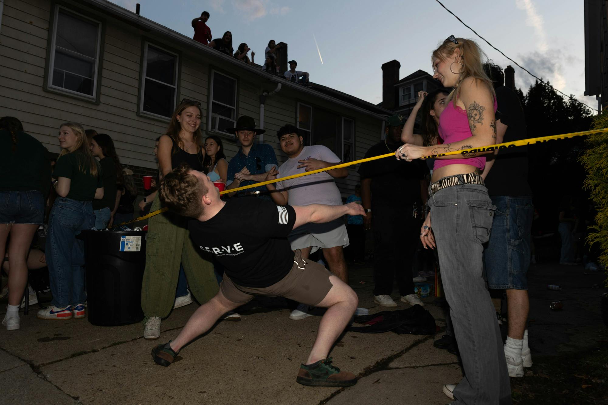 From sidewalks to roofs, students party at Congo Fest