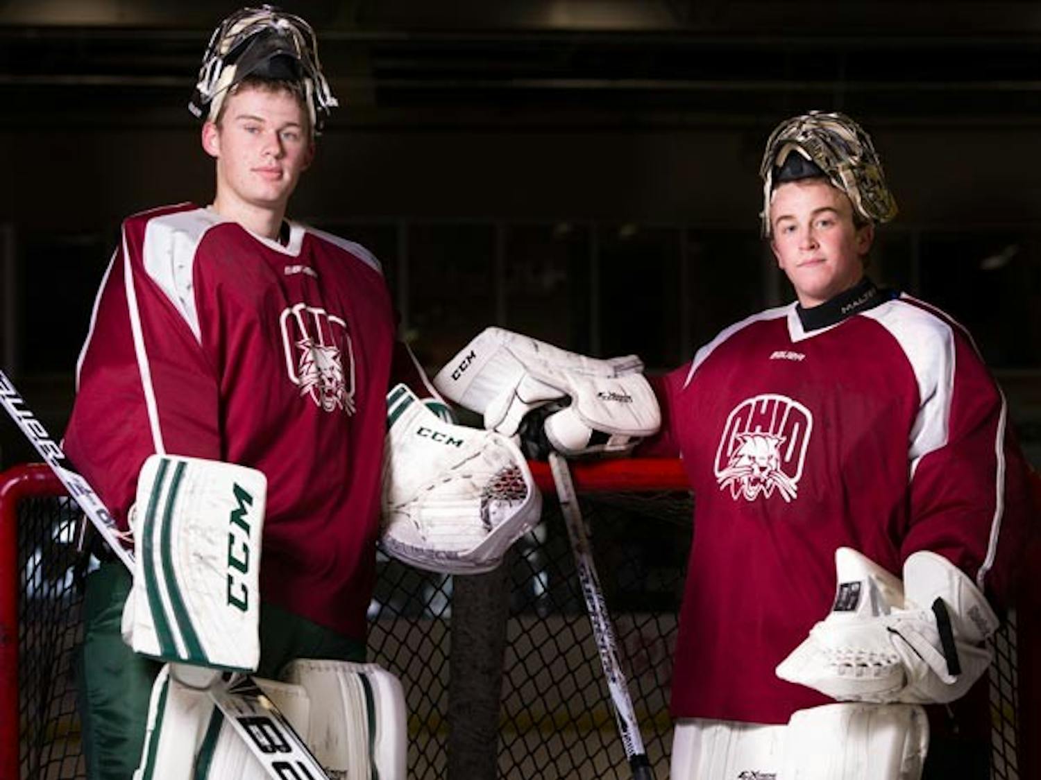 Adept goalies learn from each other between the pipes