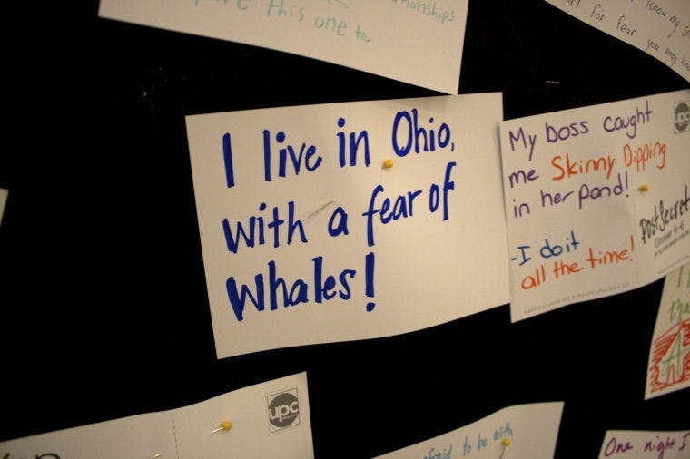 UPC event invites OU-themed PostSecrets  