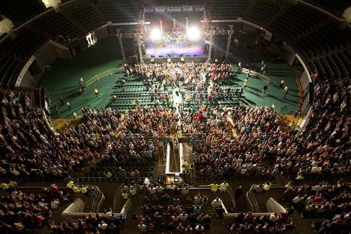 The Convo transforms into a concert hall  