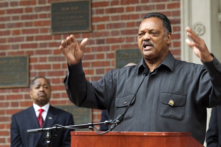 Students urge crowd at poverty rally to 'reject Jackson's ideas'  