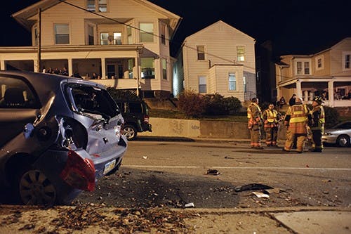 Driver damages 6 cars during late-night crash spree  