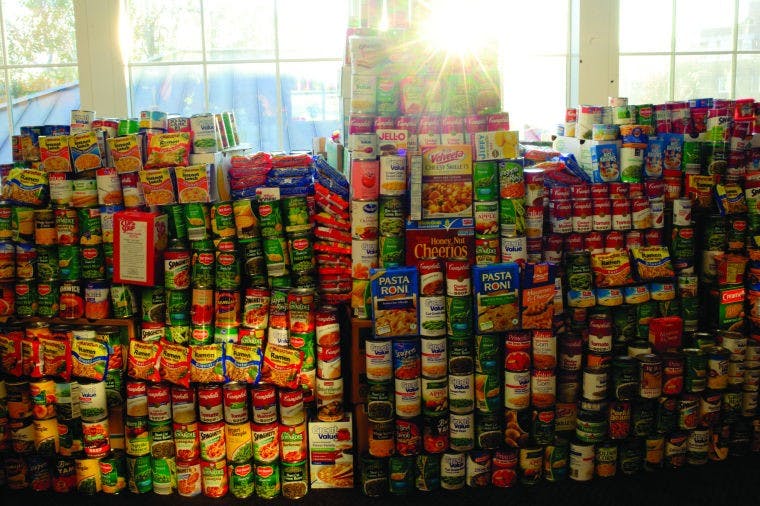 Student organizations commit to can collection  