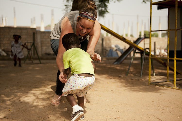 Students study in Ghana  