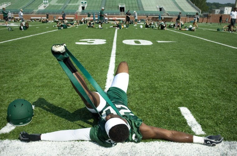 Ohio Football Prepares for Louisville  