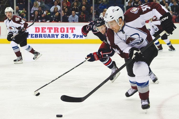 Hockey: Avalanche blank Jackets in lopsided match  