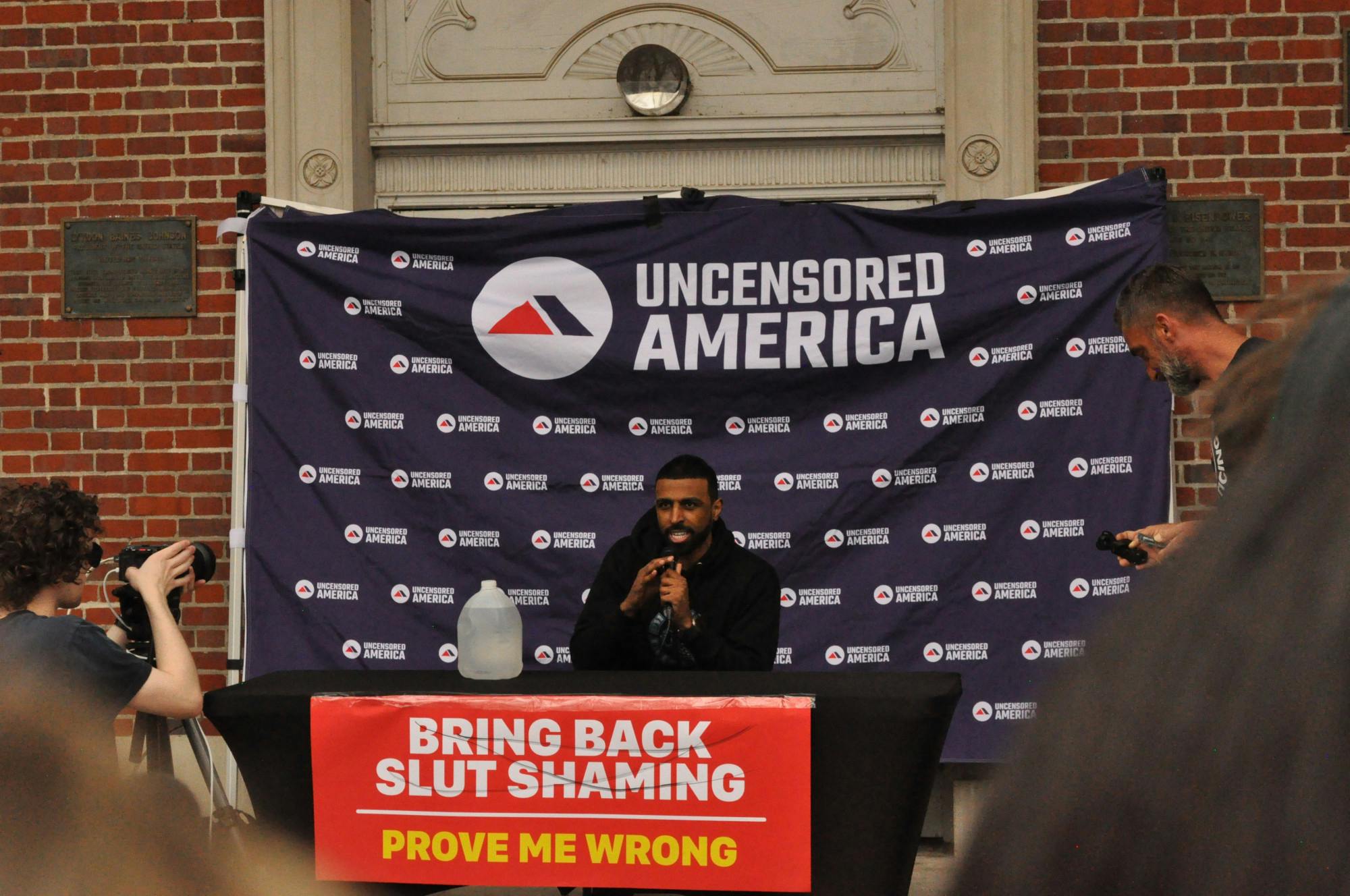 Myron Gaines talks "Toxic Masculinity" tour on College Green