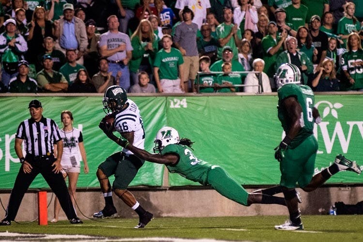 Bobcats claw away win from Marshall in final moments  