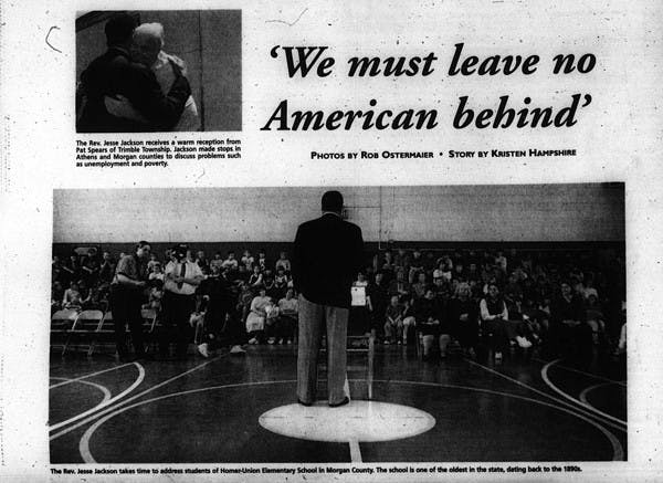 A look back at Jesse Jackson's past OU visits  