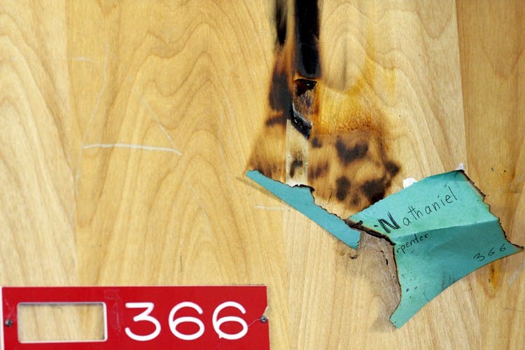 Police suspect arson in 5 fires at Boyd Hall Wednesday morning  