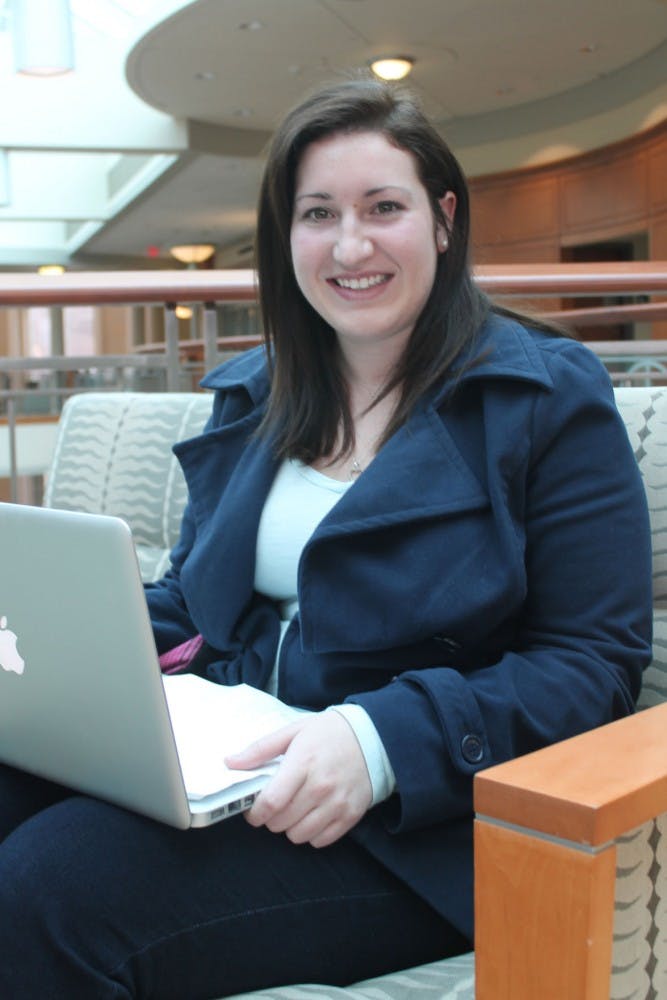 Danielle Bishop, senior studying Anthropology and Psychology  