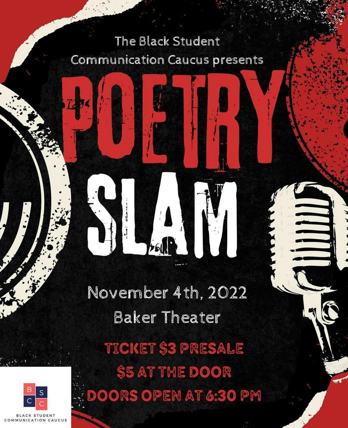 provided BSCC poetry slam
