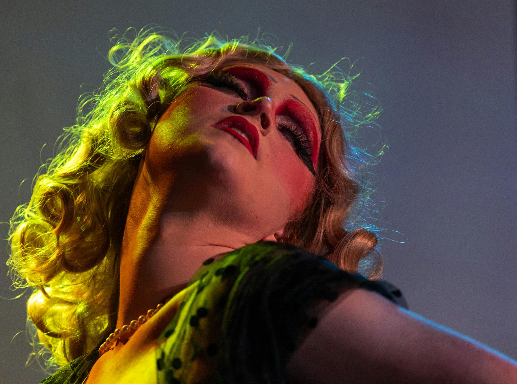 Athen's plays host for the Drag Queens for Seams Drag Show 