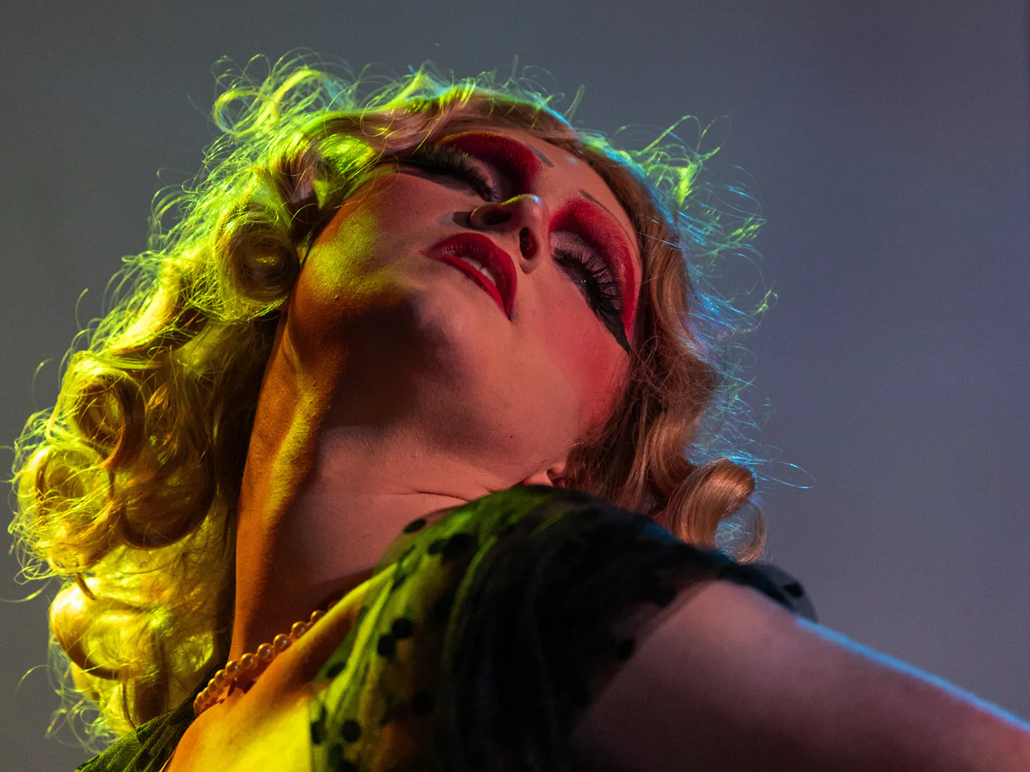 Athen's plays host for the Drag Queens for Seams Drag Show