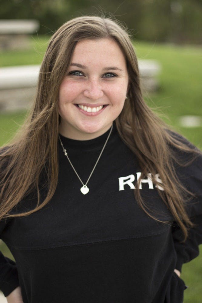 Lauren Goldstein, a freshman studying mild to moderate education means  