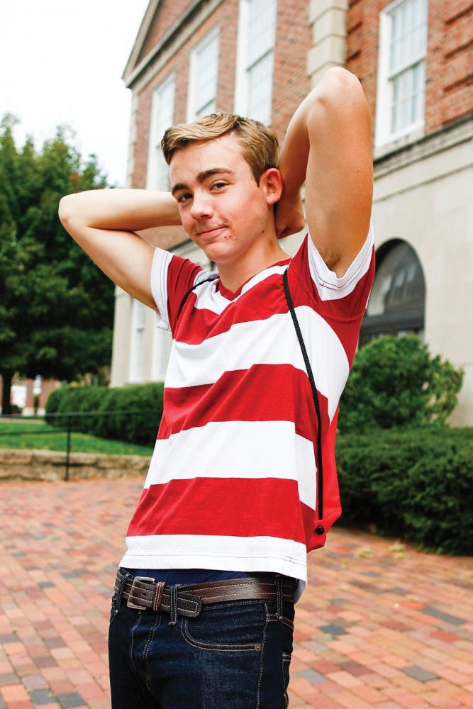 Robert Hosler, a sophomore studying mechanical engineering  