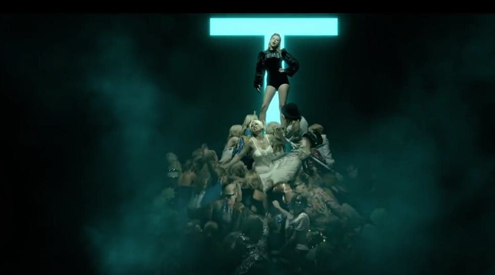 Taylor Swift debuted her new music video for "Look What You Made Me Do" Sunday night at the Video Music Awards. (Screenshot via YouTube)