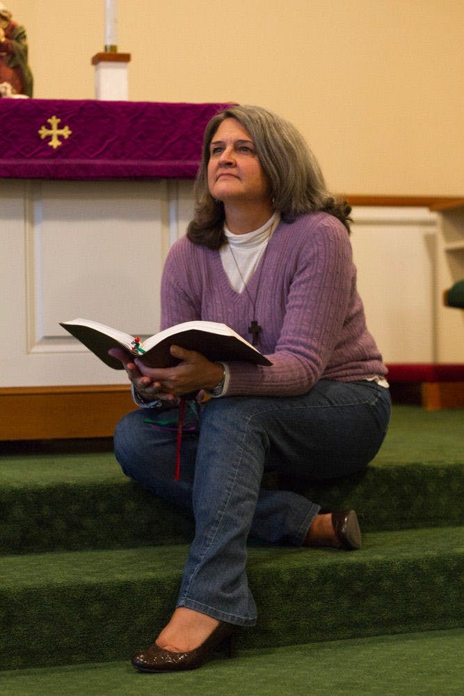 Pastor Wendy Lybarger of First United Methodist Church  