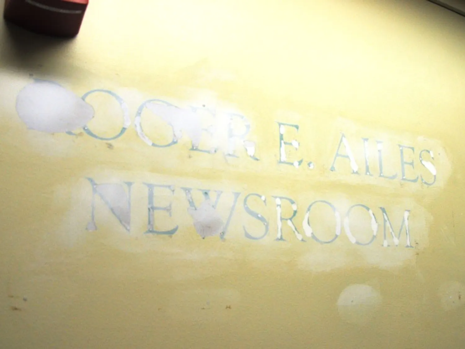 Roger Ailes Sign Removed