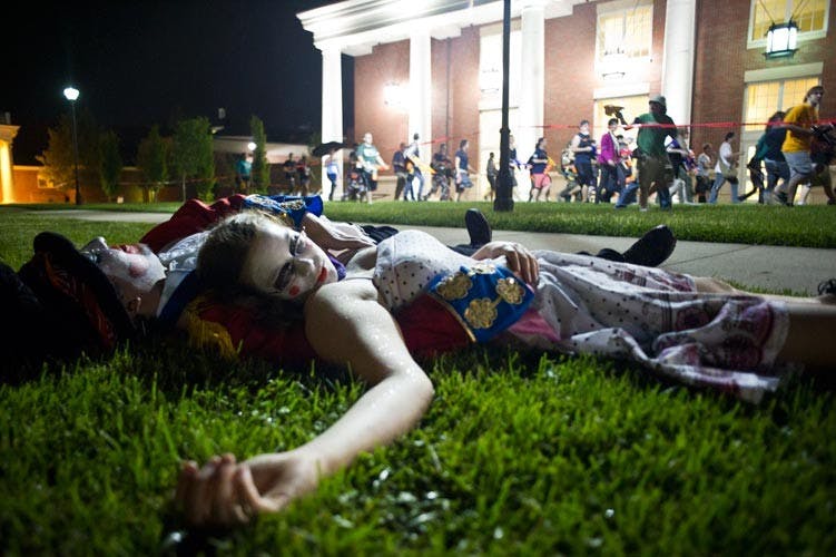 Humans vs. Zombies come out to play for fall game  