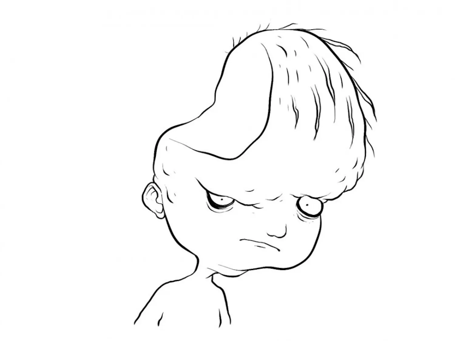 A Twitter user recounts his story of an alleged haunting by a ghost child. (photo via Adam Ellis Twitter) 