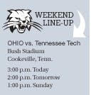 Baseball: Ohio, Tennessee Tech to meet for 1st series  