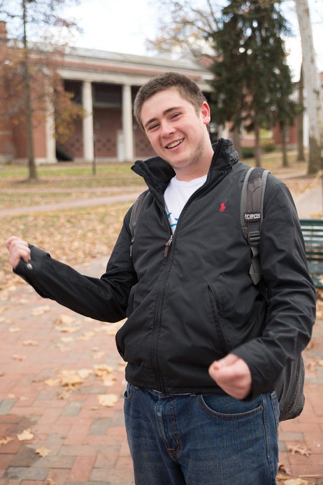 Patrick McGovern, freshman, undecided  