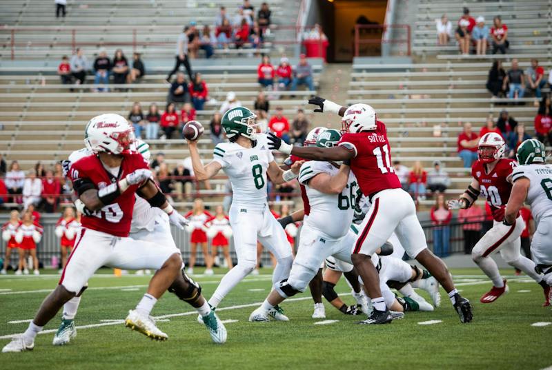 Football: Ohio wins pivotal rivalry game over Miami - The Post