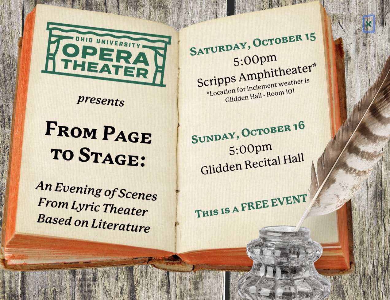 weekender main oct 12 provided