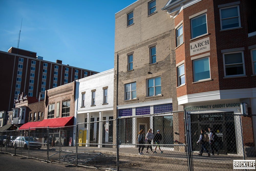 Part of Union Street is still cordoned off due to construction, but the sidewalk has already opened to pedestrian traffic.